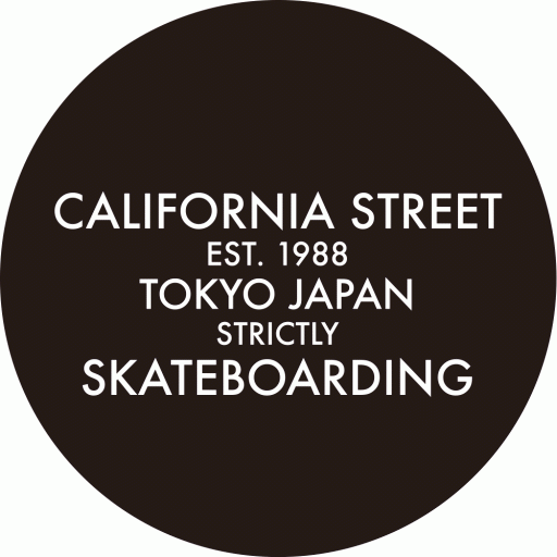 スケートボードのカリフォルニアストリート CALIFORNIA STREET ロゴ