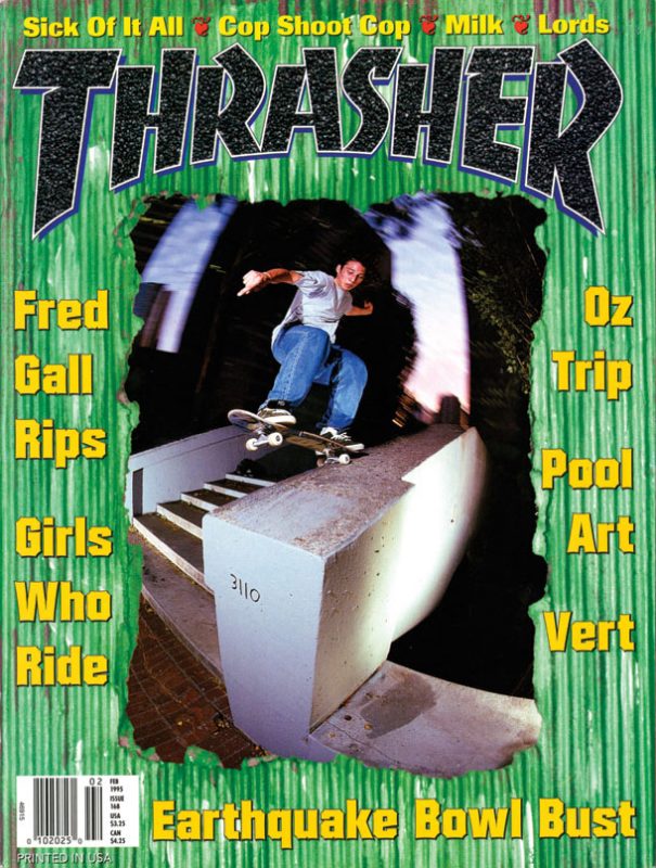 THRASHER MAGAZINE 1995年02月号