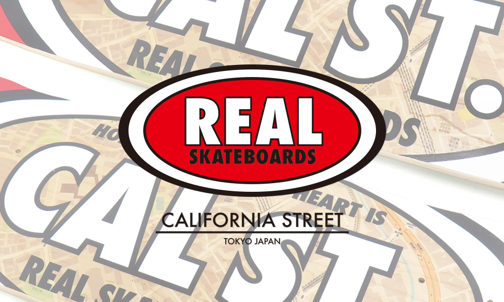 REAL SKATEBOARDS CALIFORNIA STREET COLLABORATION DECK