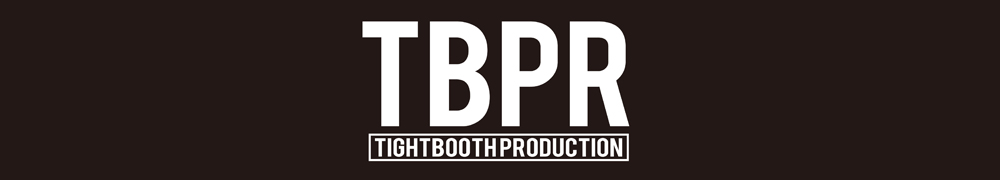 TBPR TIGHTBOOTH PRODUCTION, タイトブースプロダクション, logo