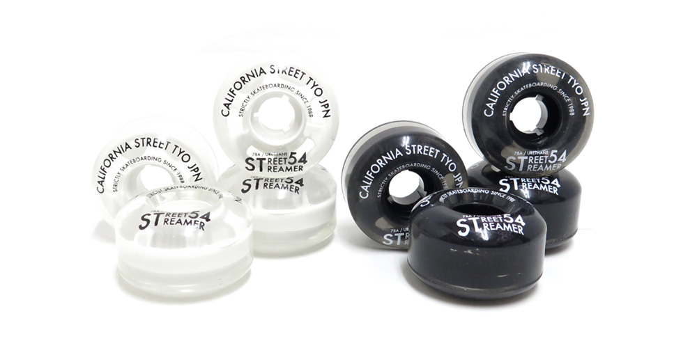 カリフォルニアストリート クルーザーウィール　street streamer 54mm