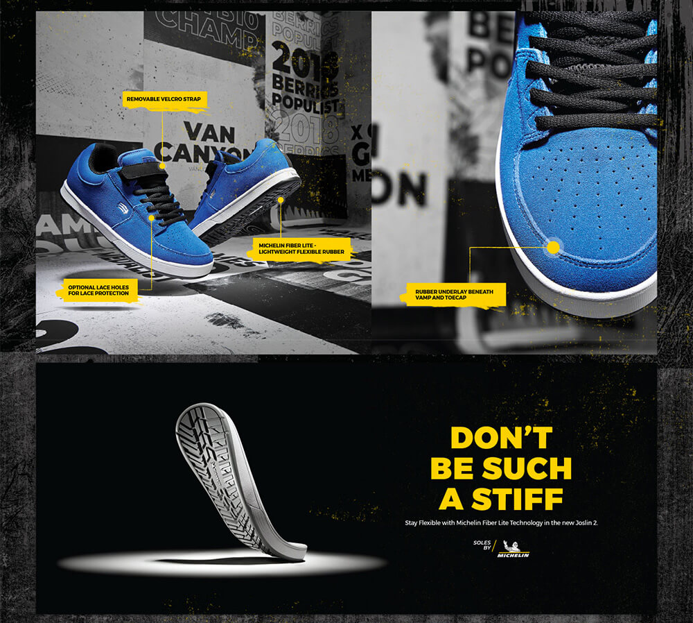 chris joslin shoes michelin