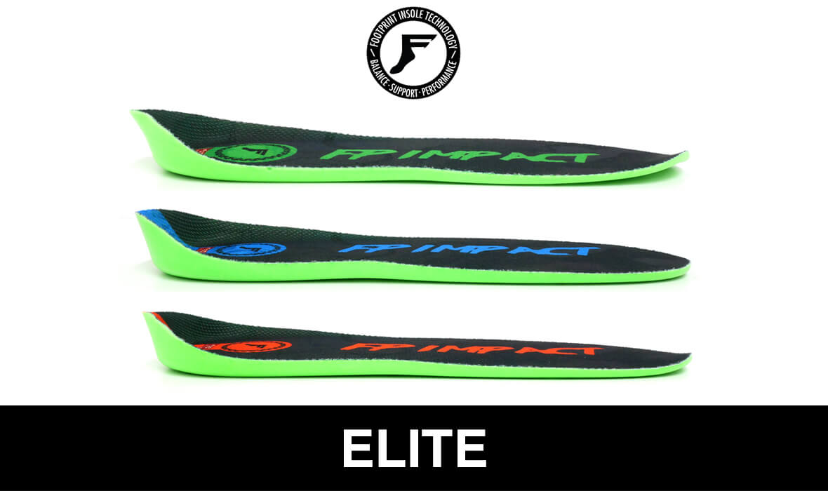 FOOTPRINT（フットプリント）衝撃を90%以上カットするインソールの特徴と選び方 ELITE バナー