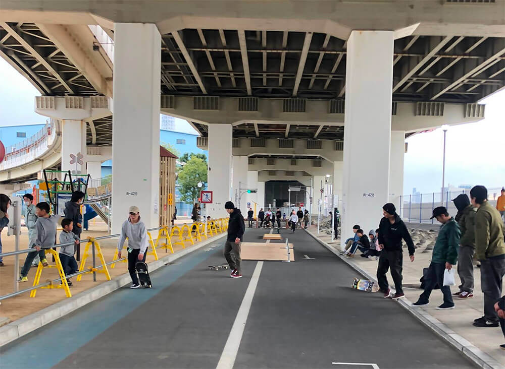 スケートパーク 堤通公園内交通公園