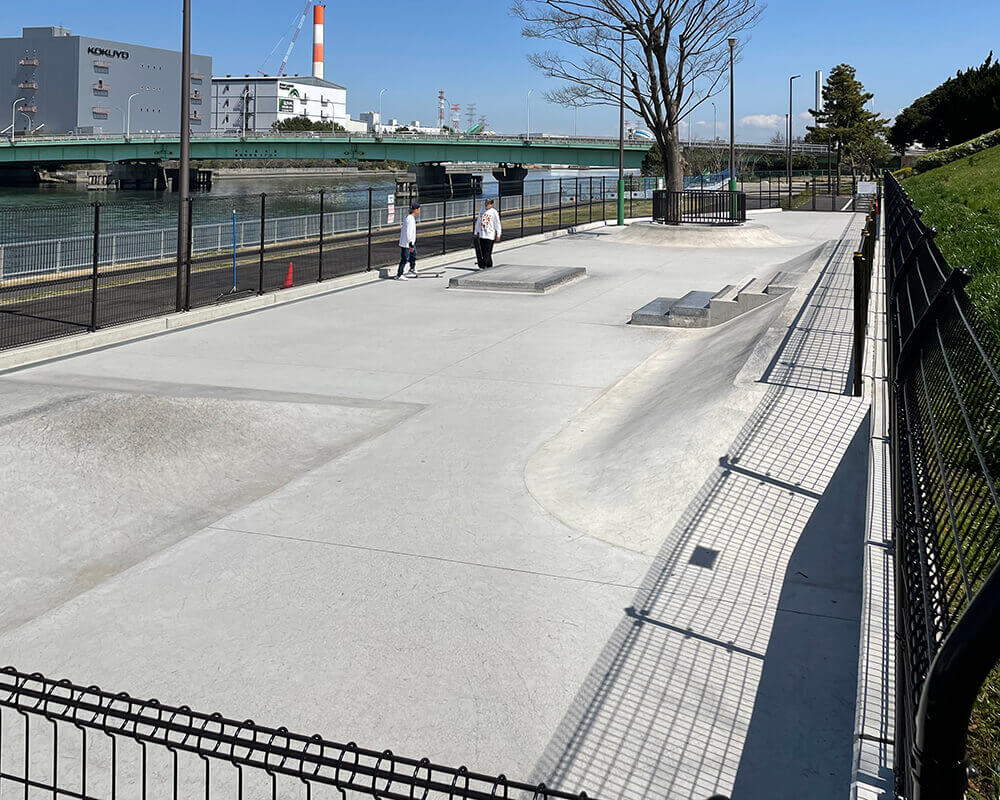 東京近郊のスケートパーク・夢の島スケートボードパーク 03