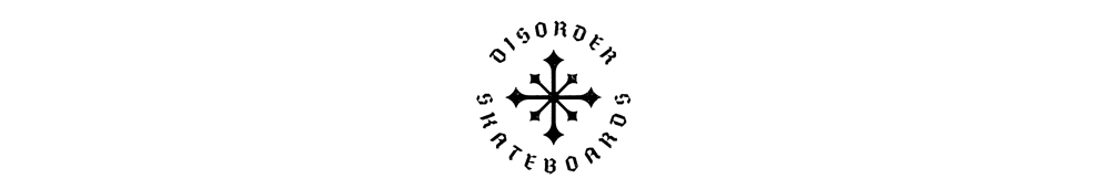 DISORDER SKATEBOARDS, ディスオーダー スケートボード, logo