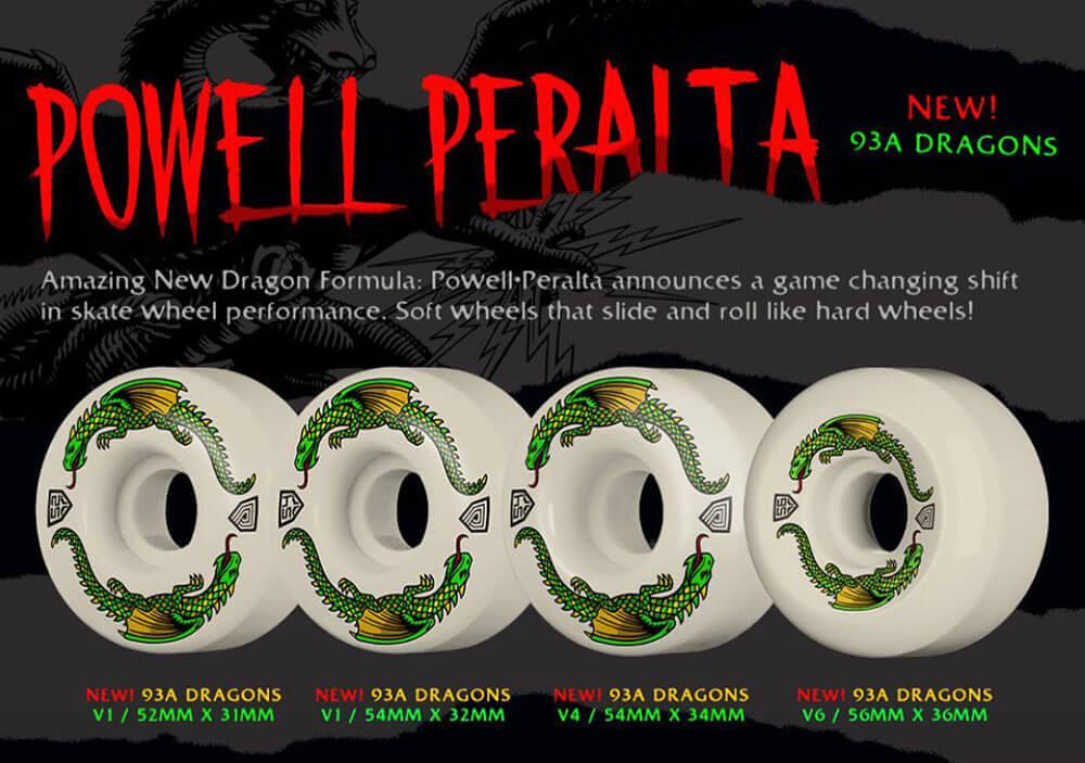 話題の POWELL PERALTA ウィール Dragon Formula 93A を試乗