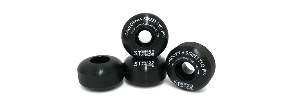 CALIFORNIA STREET WHEEL（カリフォルニアストリート ハードウィール）STREET STANDARD 52mm 黒