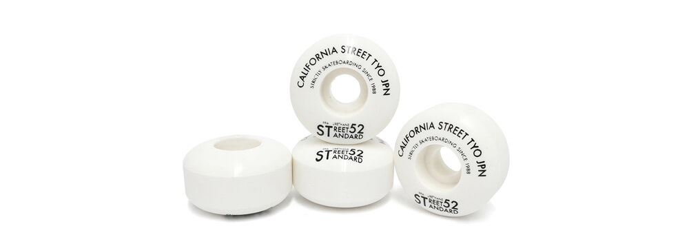 CALIFORNIA STREET WHEEL（カリフォルニアストリート ハードウィール）STREET STANDARD 52mm 白