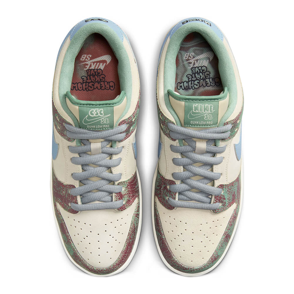 NIKE SB / DUNK LOW QS x CRENSHAW SKATE CLUB FN4193-100 01