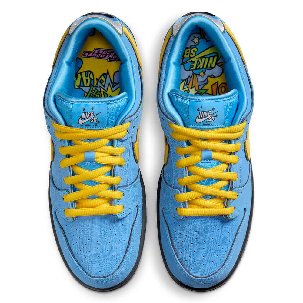 NIKE SB シューズ DUNK LOW PRO QS x POWERPUFF GIRLS BUBBLES BLUE FZ8320-400 01