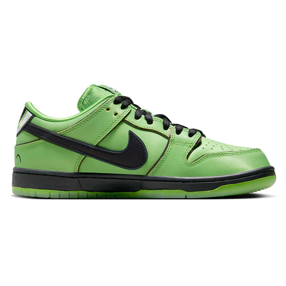 NIKE SB シューズ DUNK LOW PRO QS x POWERPUFF GIRLS BUTTERCUP GREEN FZ8319-300 05