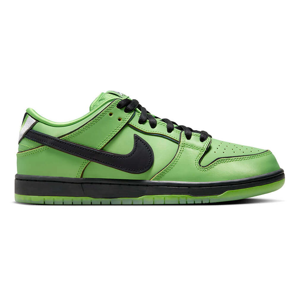 NIKE SB シューズ DUNK LOW PRO QS x POWERPUFF GIRLS BUTTERCUP GREEN FZ8319-300 06