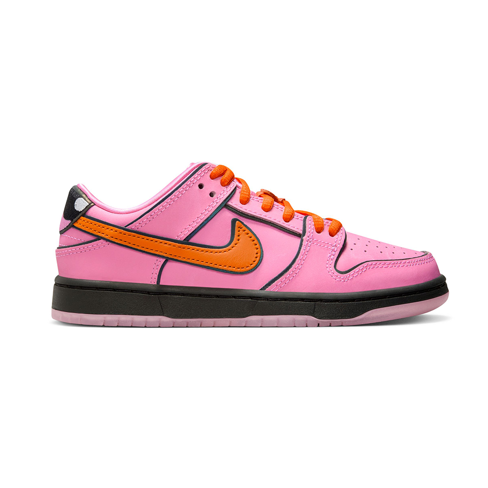 NIKE SB シューズ DUNK LOW PRO QS x POWERPUFF GIRLS PRE SCHOOL BLOSSOM PINK FZ3351-600 06