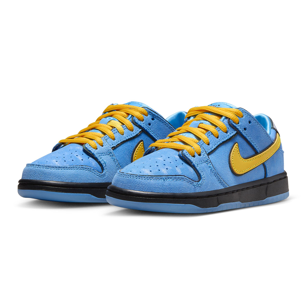 NIKE SB シューズ DUNK LOW PRO QS x POWERPUFF GIRLS PRE SCHOOL BUBBLES BLUE FZ8833-400