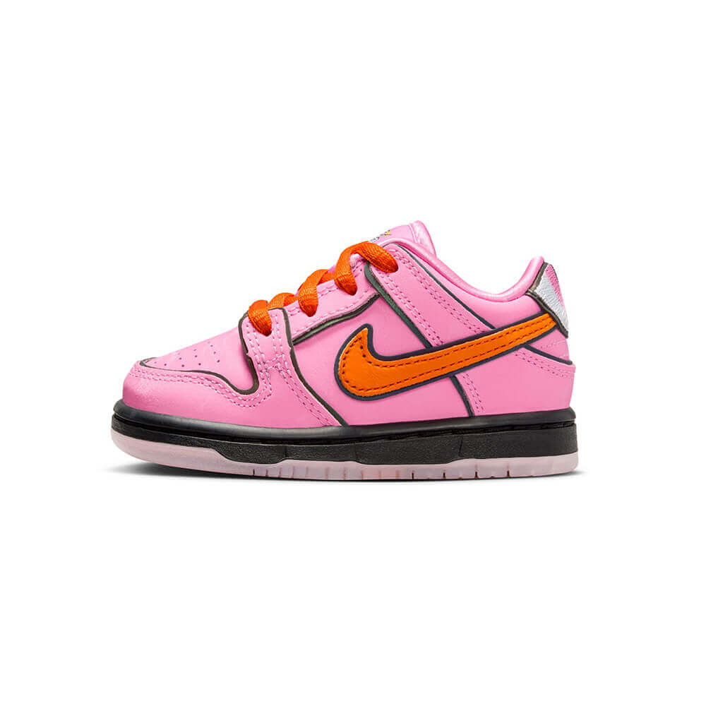 NIKE SB シューズ DUNK LOW PRO QS x POWERPUFF GIRLS TODDLER BLOSSOM PINK FZ3352-600 04