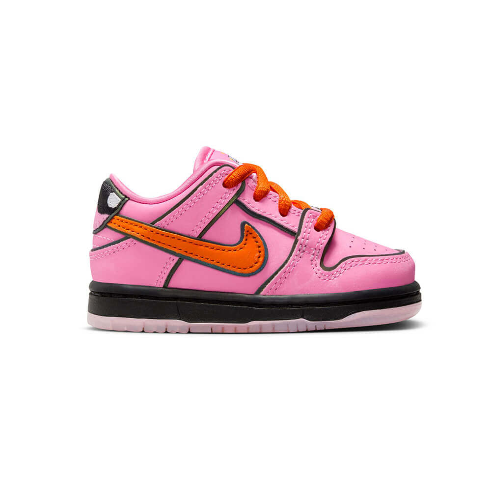 NIKE SB シューズ DUNK LOW PRO QS x POWERPUFF GIRLS TODDLER BLOSSOM PINK FZ3352-600 06