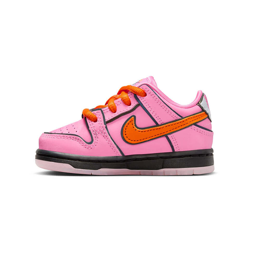 NIKE SB シューズ DUNK LOW PRO QS x POWERPUFF GIRLS TODDLER BLOSSOM PINK FZ3352-600 07