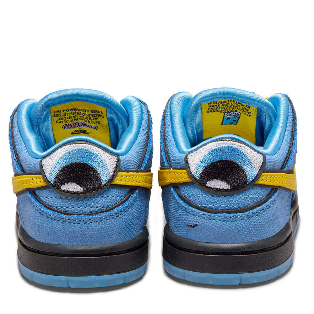 NIKE SB シューズ DUNK LOW PRO QS x POWERPUFF GIRLS TODDLER BUBBLES BLUE FZ8330-400 11