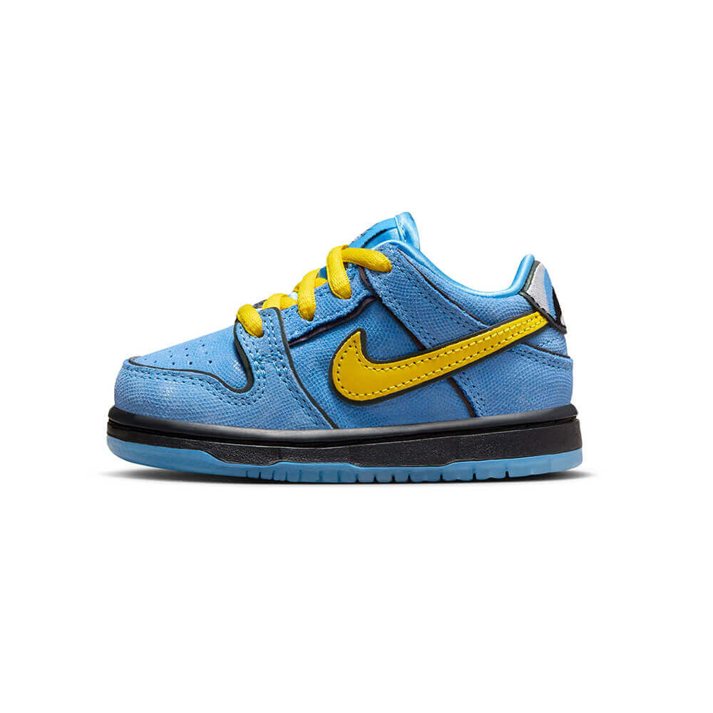 NIKE SB シューズ DUNK LOW PRO QS x POWERPUFF GIRLS TODDLER BUBBLES BLUE FZ8330-400 04