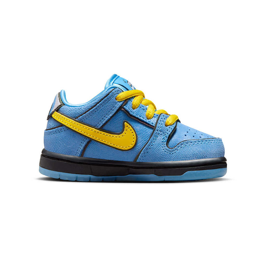 NIKE SB シューズ DUNK LOW PRO QS x POWERPUFF GIRLS TODDLER BUBBLES BLUE FZ8330-400 05