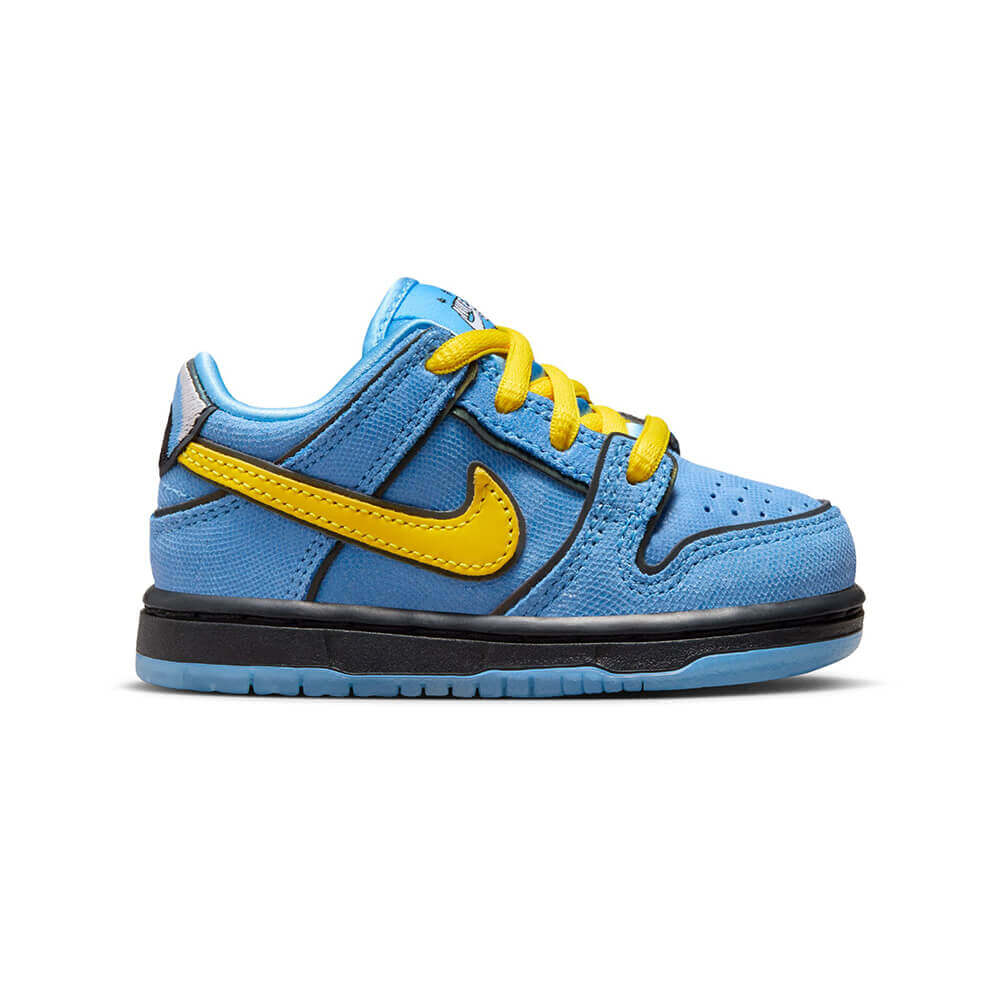 NIKE SB シューズ DUNK LOW PRO QS x POWERPUFF GIRLS TODDLER BUBBLES BLUE FZ8330-400 06