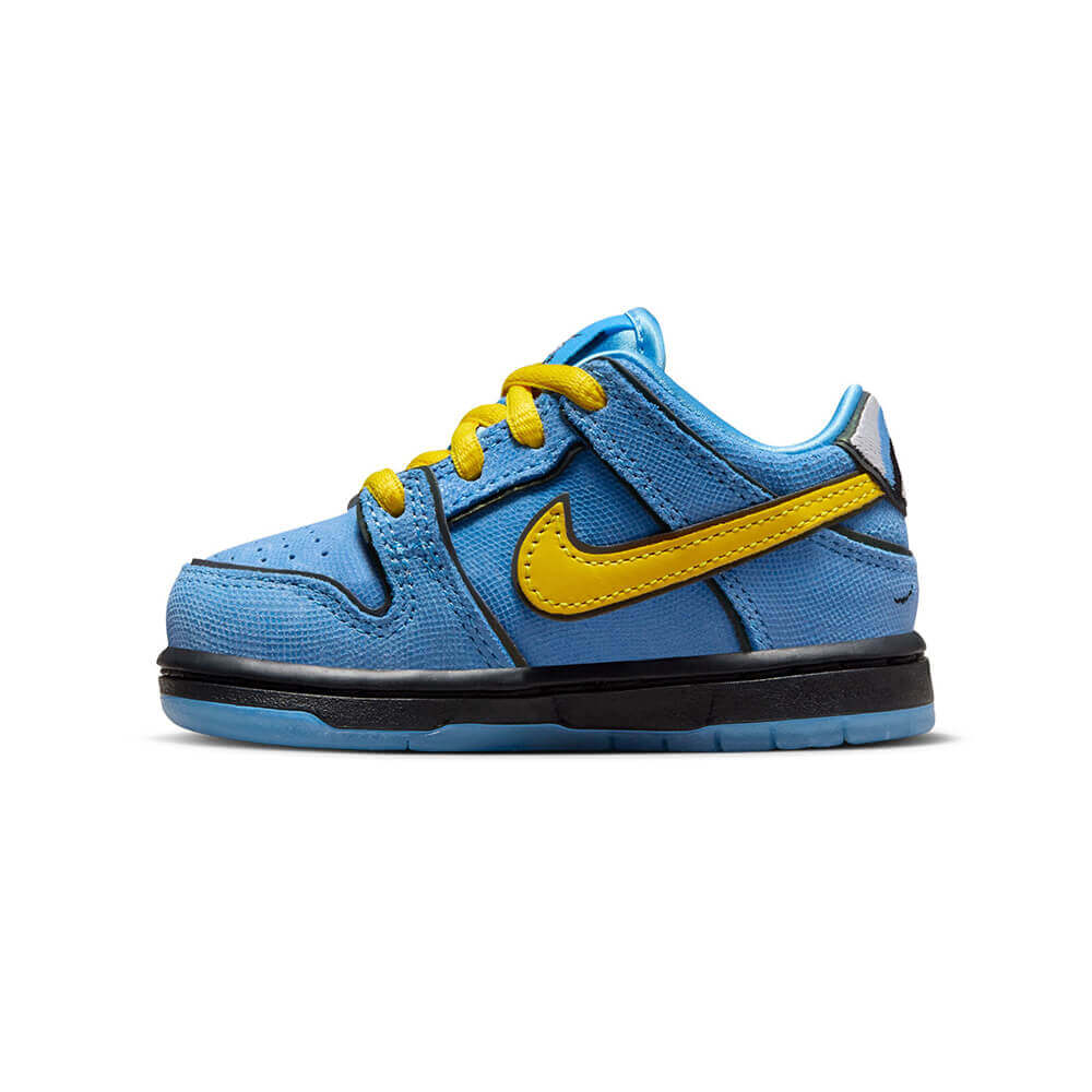 NIKE SB シューズ DUNK LOW PRO QS x POWERPUFF GIRLS TODDLER BUBBLES BLUE FZ8330-400 07