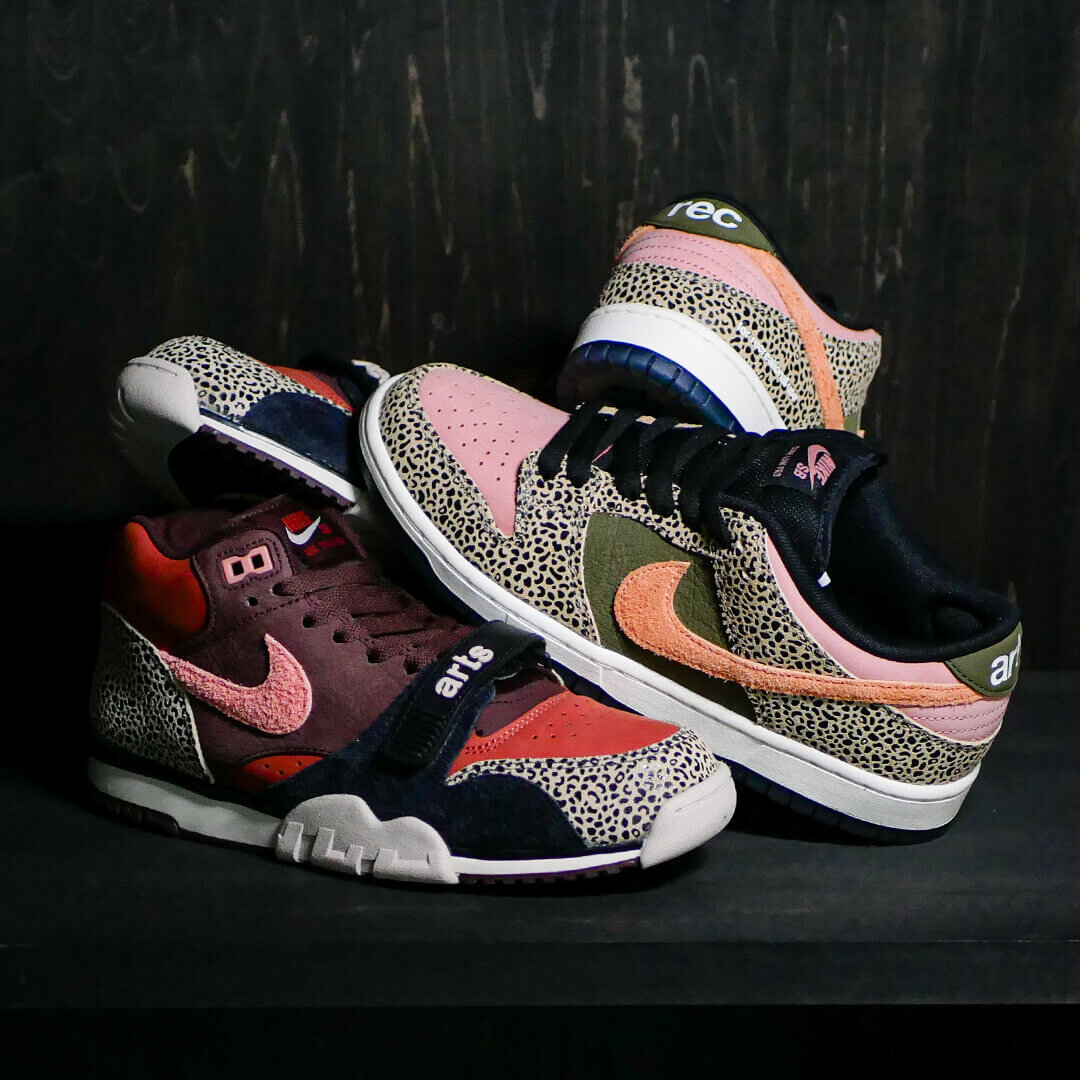 【商品情報】 NIKE SB シューズ DUNK LOW PRO QS / AIR TRAINER1 QS x Arts-Rec Skateshop