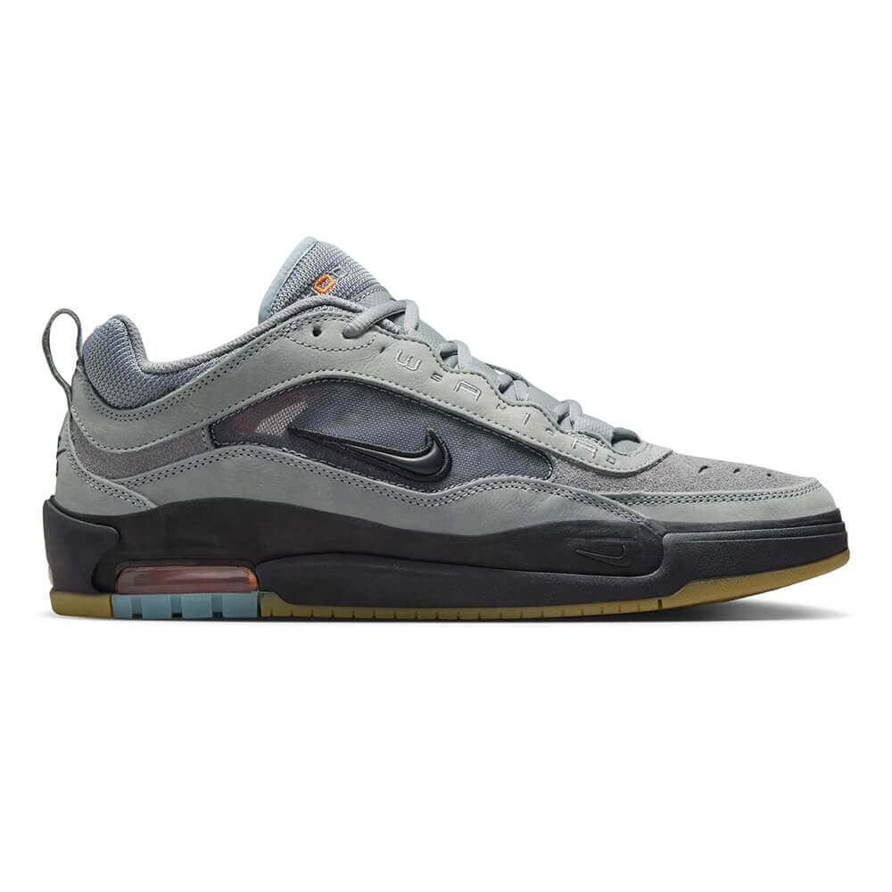 NIKE SB（ナイキエスビー）シューズ AIR MAX ISHOD ISO（ORANGE LABEL）HJ4299-001 GREY BLACK 06