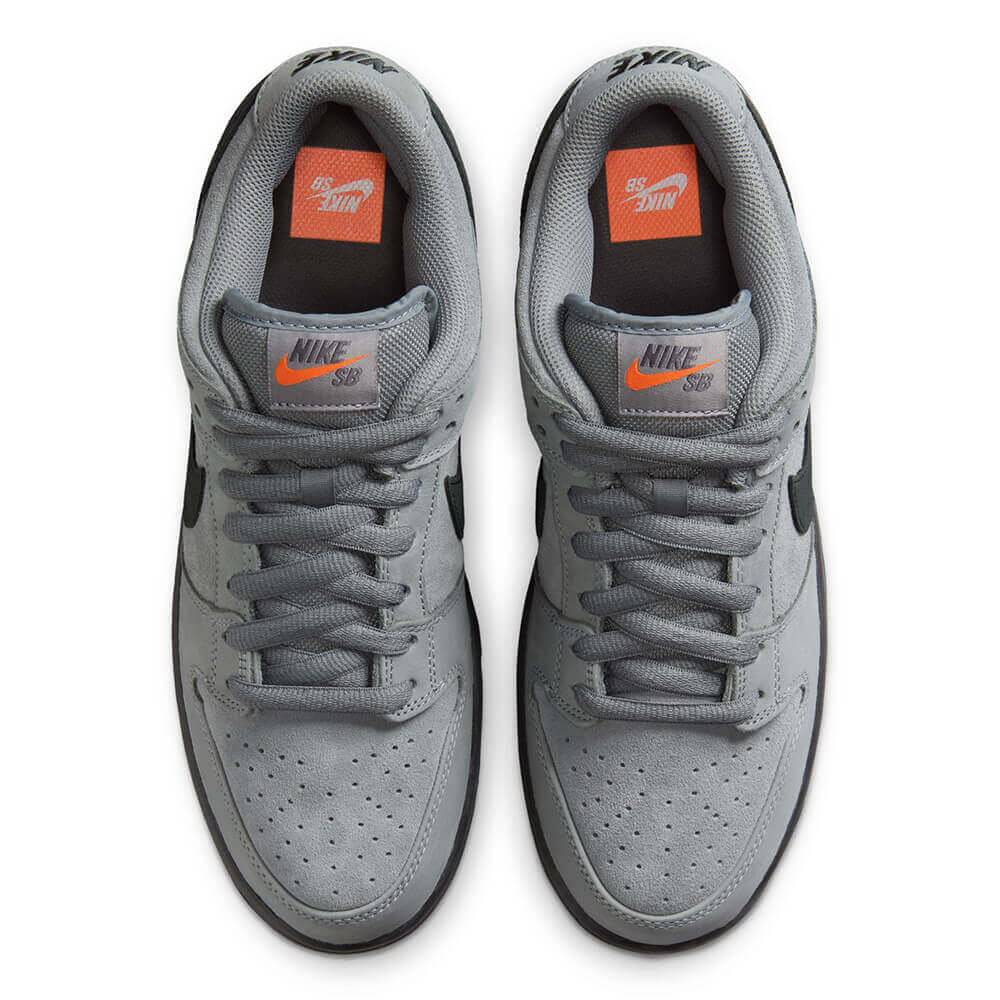 NIKE SB（ナイキエスビー）シューズ DUNK LOW PRO ISO（ORANGE LABEL）FJ1674-002 GREY BLACK 01