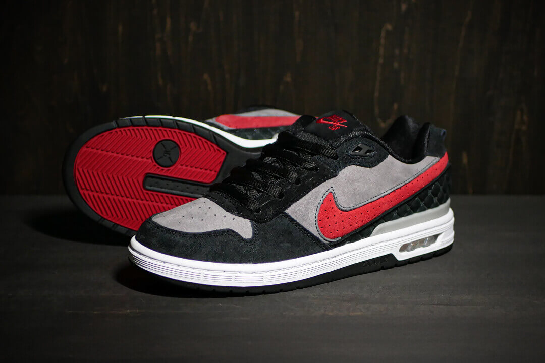 NIKE SB シューズ PAUL RODRIGUEZ ZOOM AIR LOW "BRED" IM7147-001 TOP