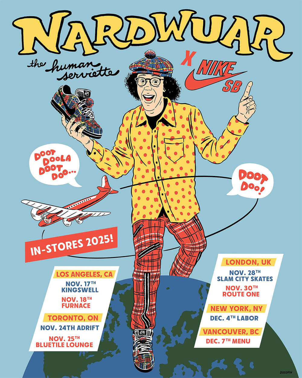 NIKE SB シューズ DUNK LOW PRO QS x Nardwuar II1493-600 バナー