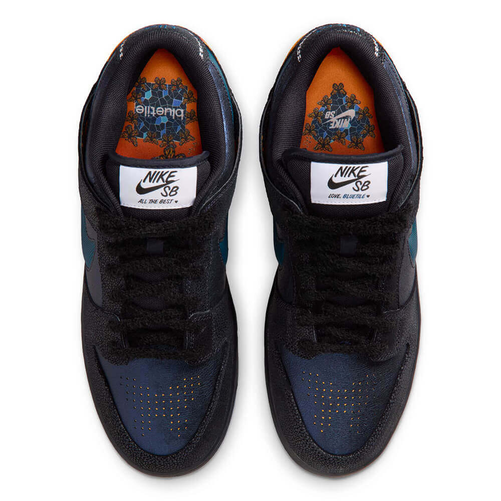 NIKE SB シューズ DUNK LOW PRO QS x DUNK LOW PRO QS x BLUETILE "Monarch Butterfly" IQ1323-001 01