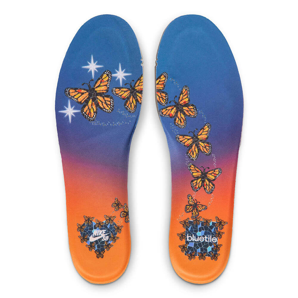 NIKE SB シューズ DUNK LOW PRO QS x DUNK LOW PRO QS x BLUETILE "Monarch Butterfly" IQ1323-001 12