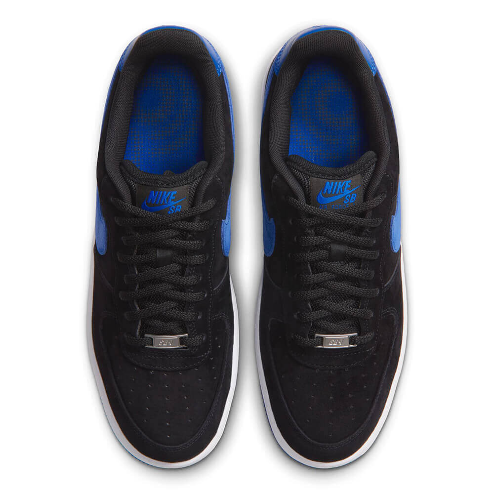 NIKE SB(ナイキエスビー)シューズ AIR FORCE 1 BLACK & GAME ROYAL" IV5289-001 01