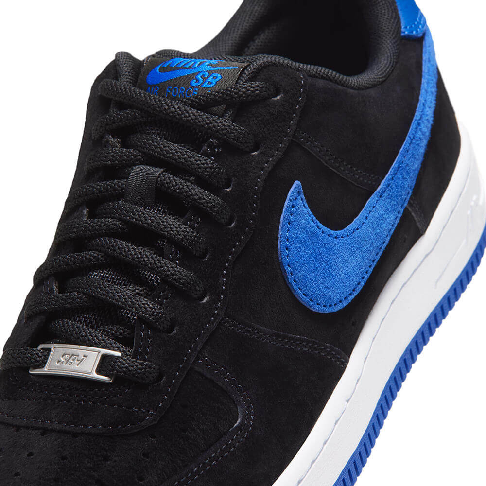 NIKE SB(ナイキエスビー)シューズ AIR FORCE 1 BLACK & GAME ROYAL" IV5289-001 08
