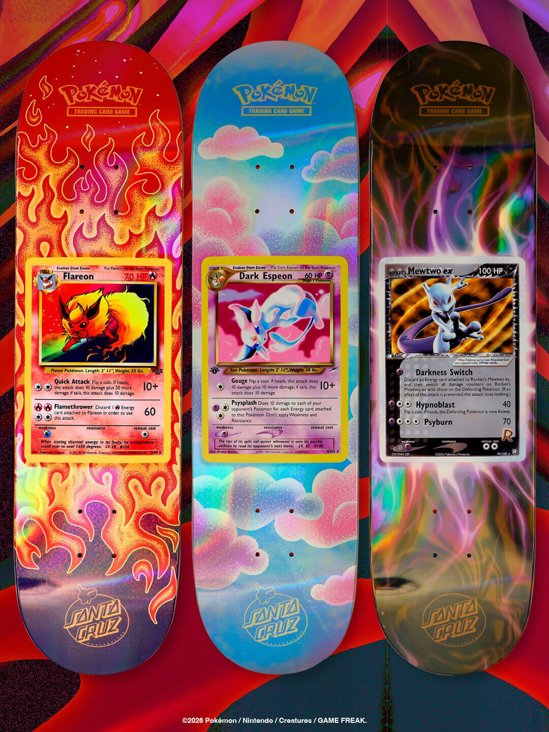 SANTA CRUZ x Pokémon™ TCG ブラインドバッグデッキ & アパレル・限定コレクション デッキ 02